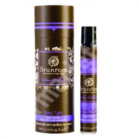 Roll-on cu uleiuri esentiale thailandeze pentru un somn odihnitor Sranrom Urban Wellness, 10 ml, Authentic Thai SPA