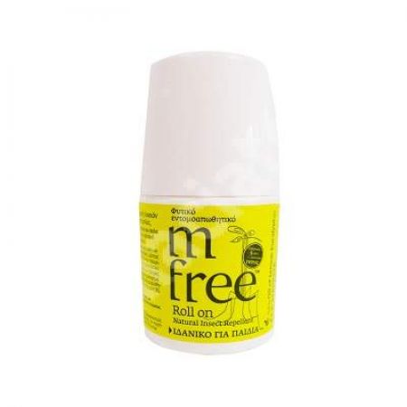 Roll-on natural anti-tantari, capuse si insecte, 50 ml, M-Free