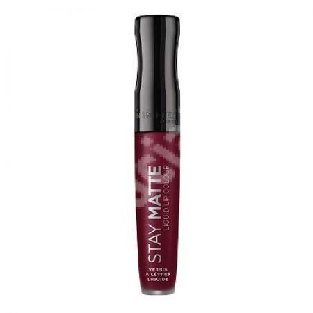 Ruj de buze lichid mat Stay Matte 810 Plum This Show, 5.5 ml, Rimmel London