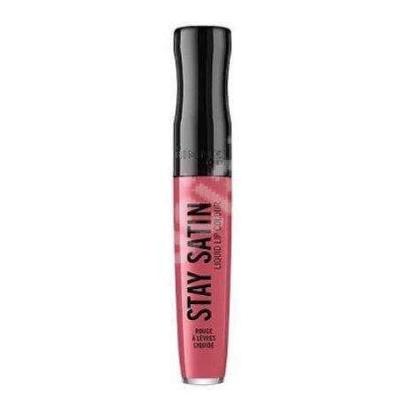 Ruj de buze lichid Stay Satin 130 Yuppie, 5.5 ml, Rimmel London