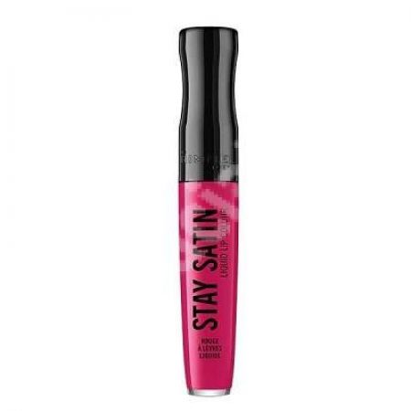 Ruj de buze lichid Stay Satin 400 Obsession, 5.5 ml, Rimmel London