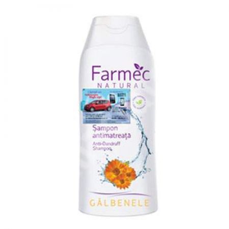 Sampon antimatreata cu galbenele, 200 ml, Farmec