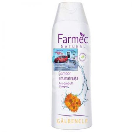 Sampon antimatreata cu galbenele, 400 ml, Farmec