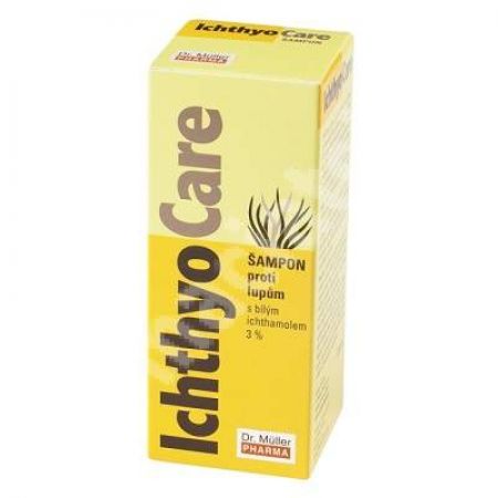 Sampon cu Ichtiol Alb 3% IchtyoCare, 100ml, Dr. Muller Pharma