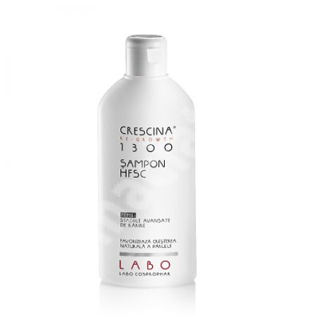 Sampon impotriva raririi avansate a parului pentru femei Crescina HFSC Re-Growth 1300, 200 ml, Labo