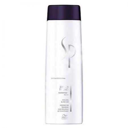 Sampon pentru accentuarea si improspatarea nuantelor de blond rece Silver Blond SP, 250 ml, Wella