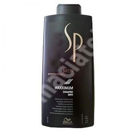 Sampon pentru fortificarea firului de par Men Maxximum SP, 1 L, Wella