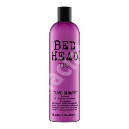 Sampon pentru par blond Bed Head Dumb Blonde, 750 ml, Tigi