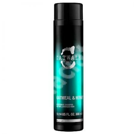 Sampon pentru par deteriorat infuzat cu ovaz si miere Catwalk, 300 ml, Tigi