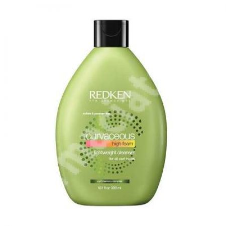 Sampon spumant pentru par ondulat Curvaceous High Foam, 300 ml, Redken