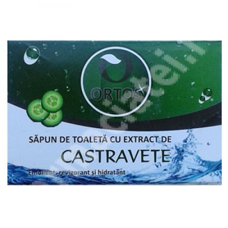 Sapun cu extract de castravete, 100 g, Ortos