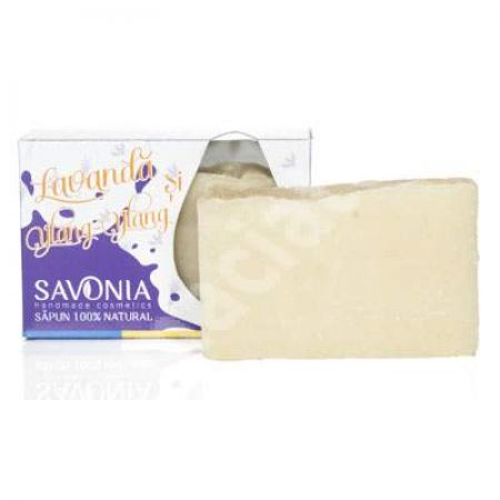 Sapun cu lavanda si ylang-ylang, 90 g, Savonia