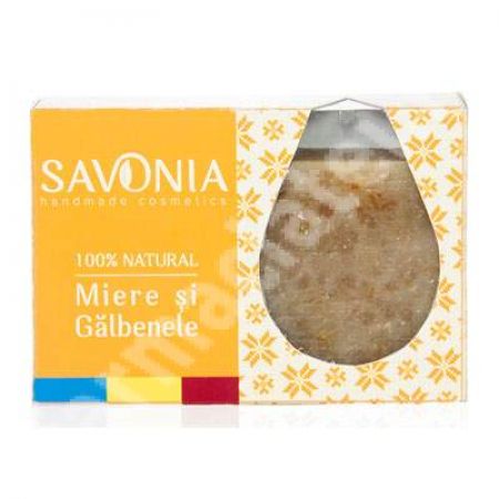 Sapun cu miere si galbenele, 90 g, Savonia