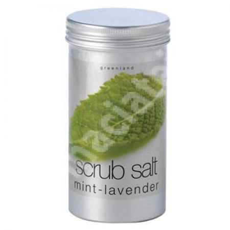 Sare exfolianta cu menta si levantica, 400 g, Greenland