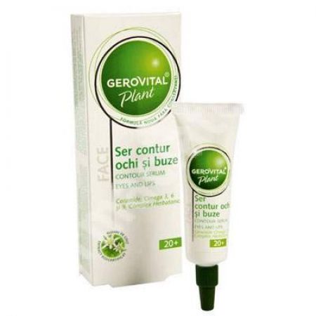 Ser contur ochi si buze Plant, 15 ml, Gerovital