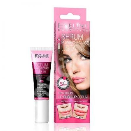 Ser pentru volumul buzelor Push-up, 12 ml, Eveline Cosmetics