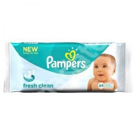 Servetele umede Fresh Clean, 64 bucati, Pampers