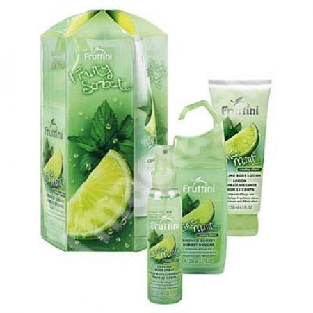 Set ingrijire corp cu lamaie si menta Fruit Sorbet, Fruttini