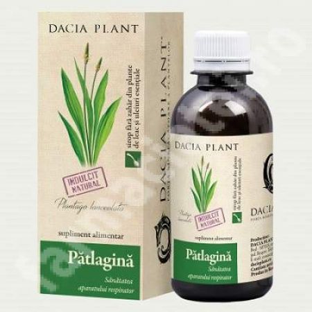 Sirop de patlagina, 200 ml, Dacia Plant