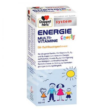 Sirop Energie Family cu gust de fructe, 250 ml, Doppelherz