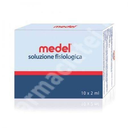 Solutie fiziologica, 10 monodoze, 92480, Medel