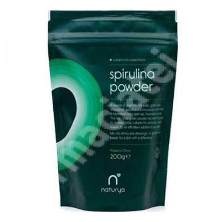 Spirulina pulbere Organica, 200 g, Naturya