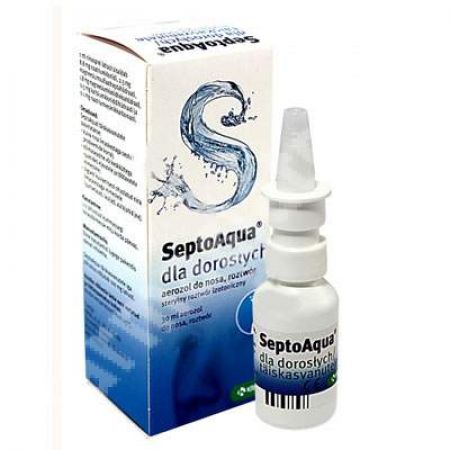 Spray nazal pentru adulti SeptoAqua, 30 ml, Krka