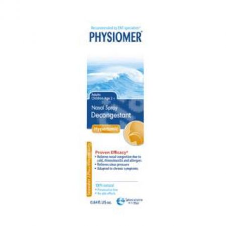 Spray Physiomer Hipertonic, decongestionant nazal, 25 ml, Omega Pharma