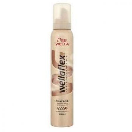 Spuma pentru par Ultra Strong Shiny Hold Wellaflex, nr.5, 200 ml, Wella