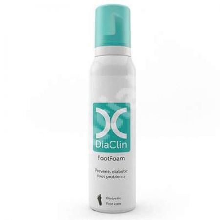 Spuma pentru picioare, 125 ml, DiaClin