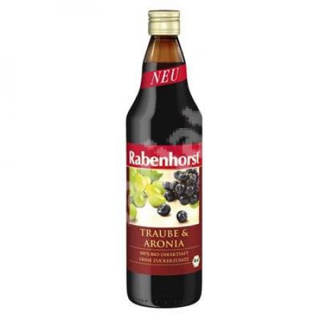 Suc de aronia si struguri albi, 750 ml, Haus Rabenhorst