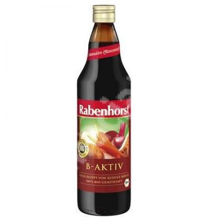 Suc din legume B-Aktiv Bio, 750 ml, Rabenhorst