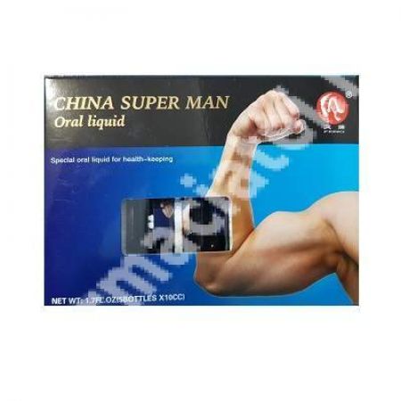 Super Man oral liquid, 5 + 5 fiole, China (1 + 1)