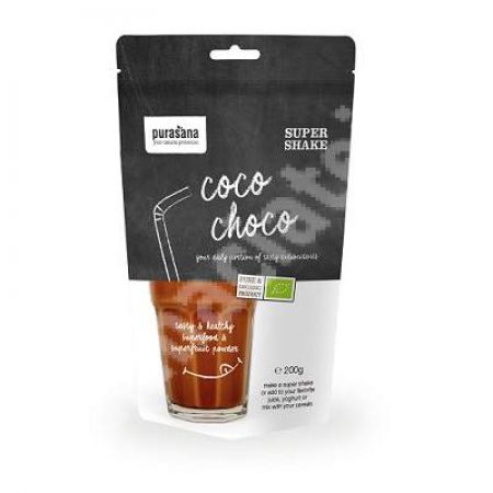 Supershake Bio Coco Choco, 200 g, Purasana