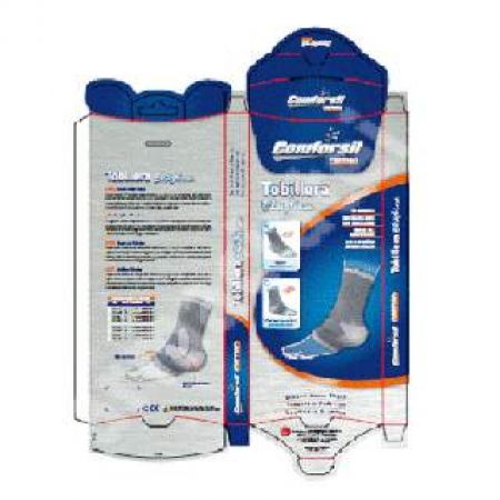 Suport elastic pentru glezna cu insertie de gel, marimea L CC351, Comforsil