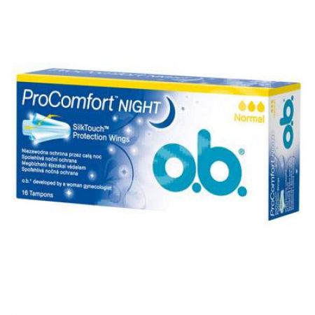 Tampoane Pro Comfort Night Normal, 16 bucati, Johnson&Johnson