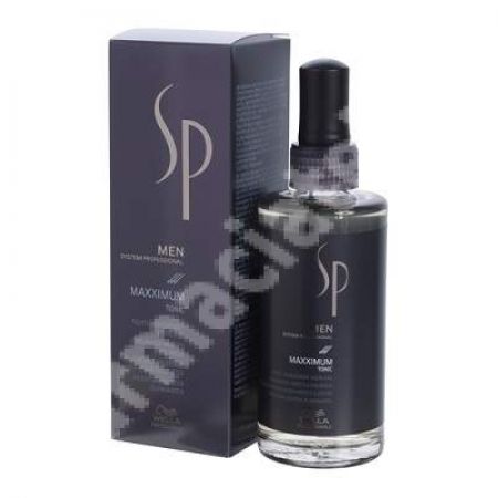 Tonic pentru stoparea si prevenirea caderii parului Men Maxximum Tonic SP, 100 ml, Wella