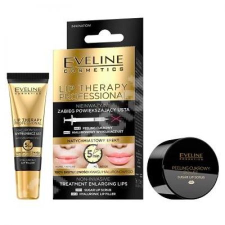 Tratament non-invaziv pentru volumul buzelor Lip Therapy, 7 ml + 12 ml, Eveline Cosmetics