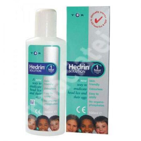 Tratament pentru paduchi si lindin iHedrin Solution-1 ora, 100 ml, Thornton & Ross Ltd  