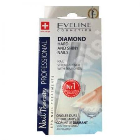 Tratament Titan Diamant pentru intarirea unghiei Nail Therapy, 12 ml, Eveline Cosmetics