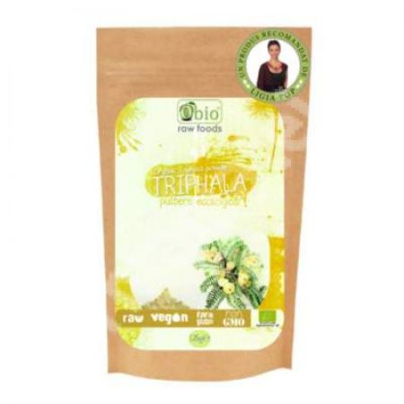 Triphala pulbere ecologica, 125 g, Obio