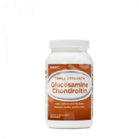 Triple Strength Glucozamina si Condroitina (273123), 120 tablete, GNC