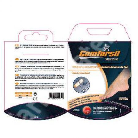 Tub protector decupabil cu interior de gel, 15 cm, CC325, Comforsil