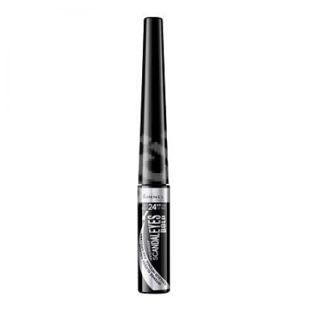 Tus de ochi Lichid Scandal Eyes Bold 001 Black, 2.5 ml, Rimmel London