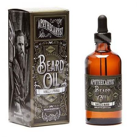 Ulei de barba Vanilie si Mango, 100 ml, Apothecary 87