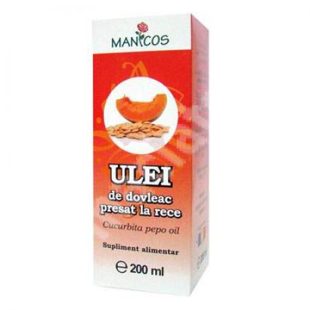 Ulei de Dovleac, 200 ml, Manicos