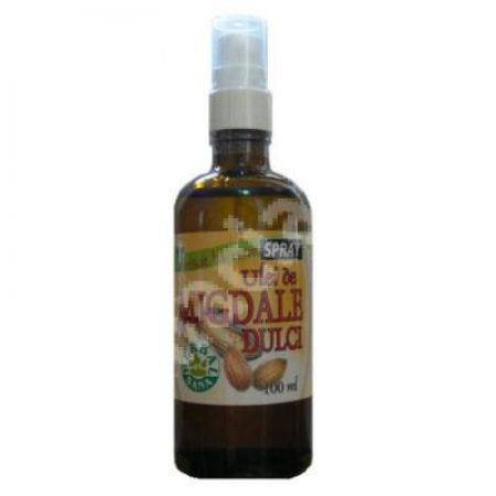 Ulei de Migdale dulci presat la rece spray, 100 ml, Herbavit