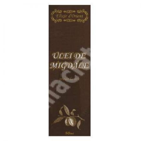 Ulei de migdale presat la rece spray, 50 ml, Elixir d'Orient