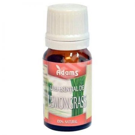 Ulei esential de Lemongrass, 10 ml, Adams Vision