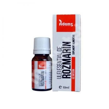 Ulei esential de Rozmarin uz intern, 10 ml, Adams Vision